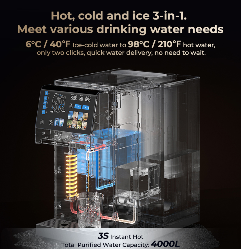 Hot cold ice maker водоснабжения