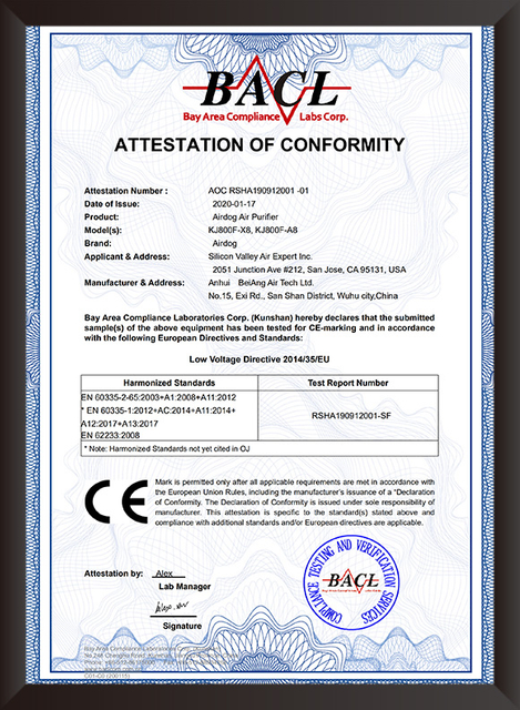 сертификация аэродога